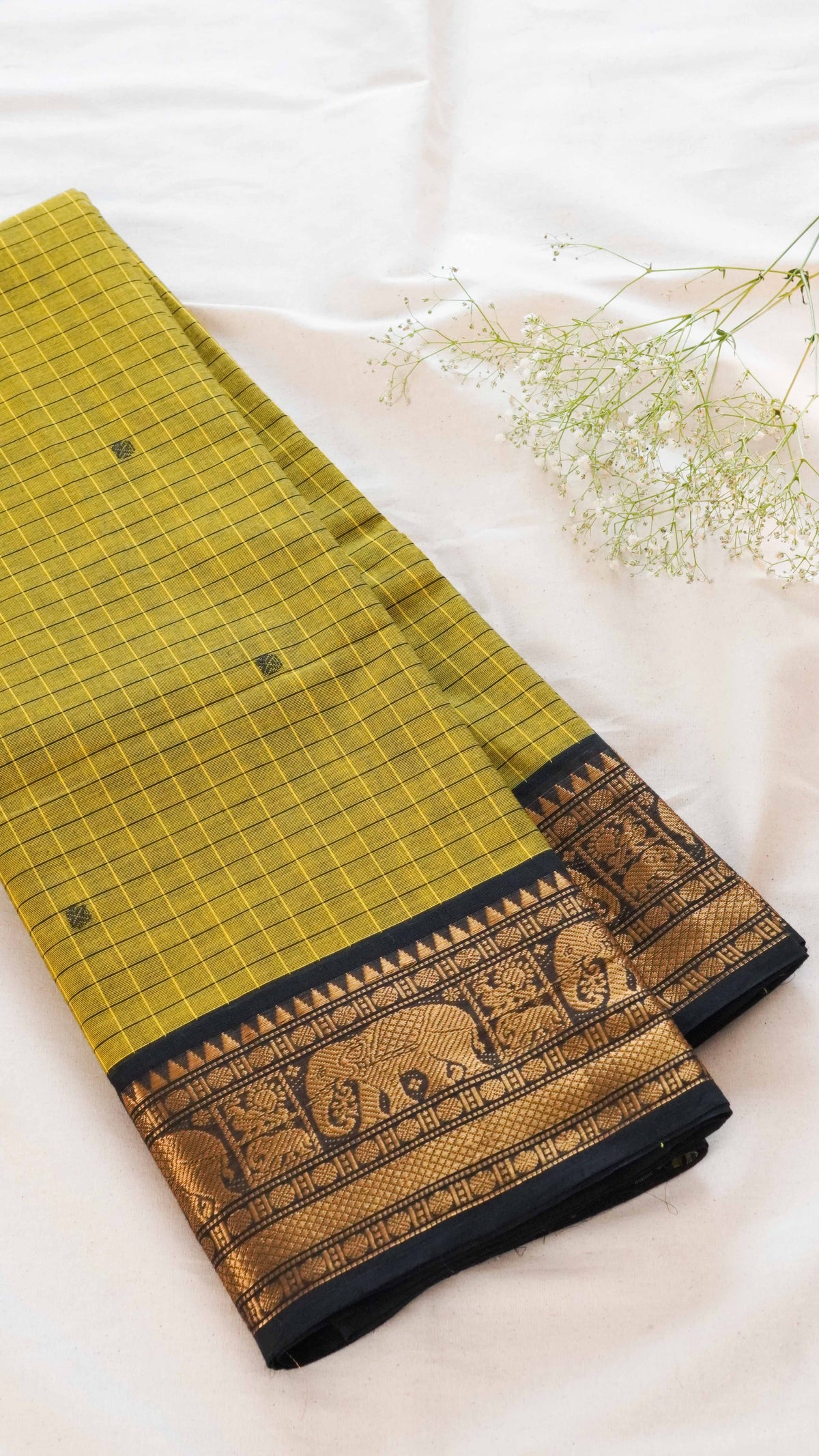 Kattam Chettinad Cotton Saree CW54