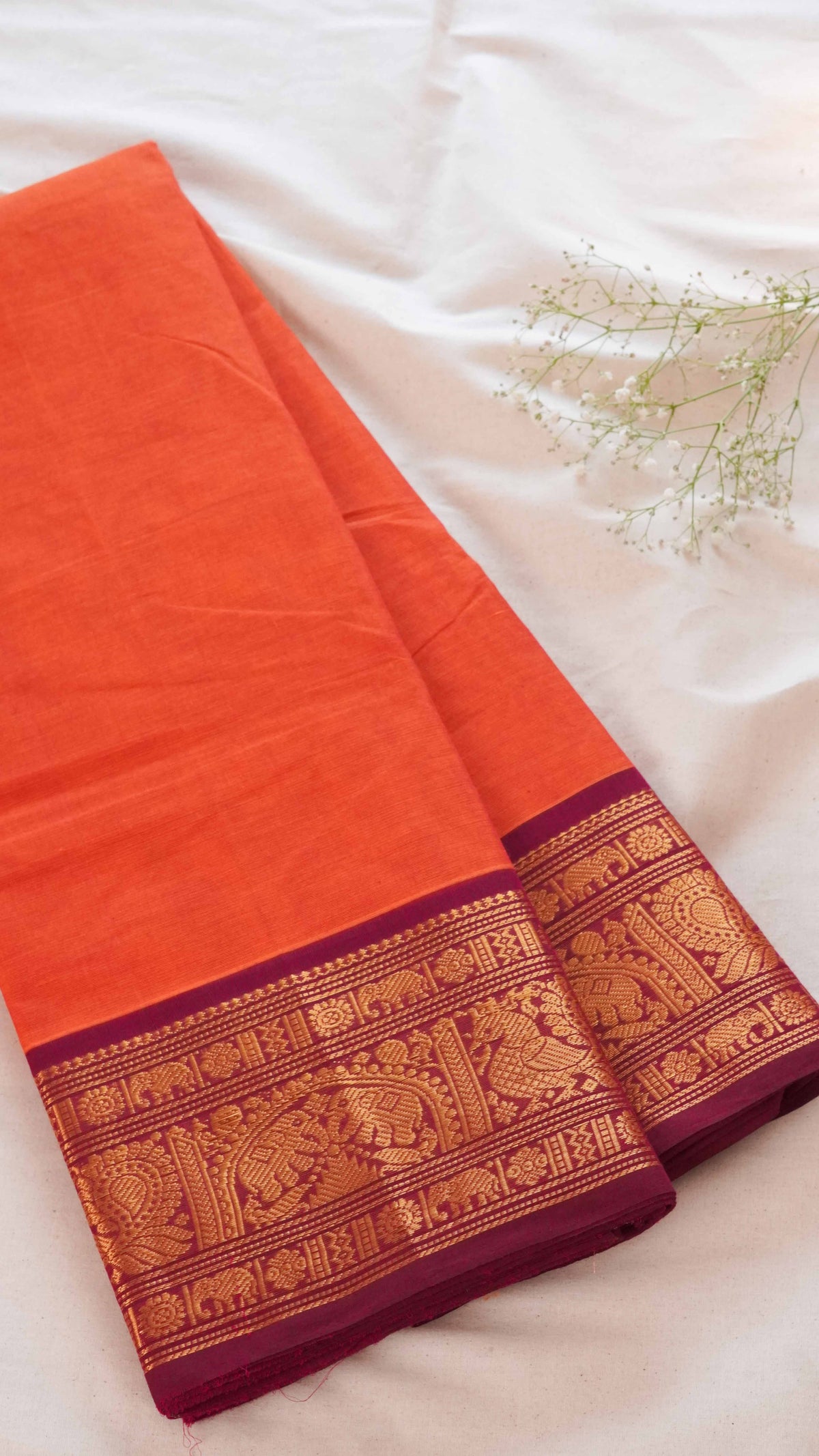 Kanchi Chettinad Cotton Saree CW51