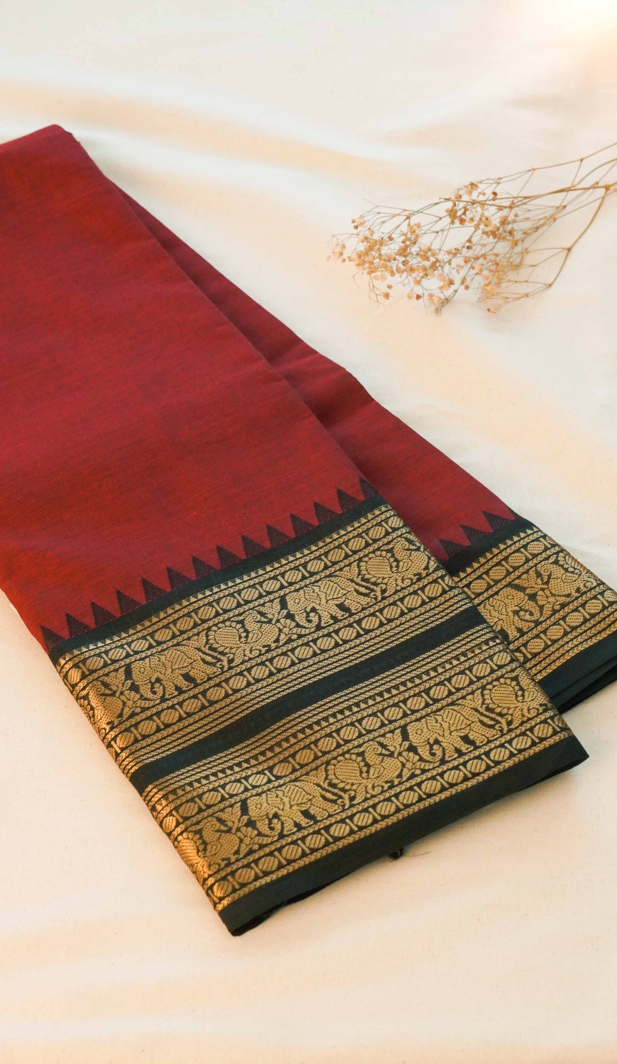 Rettapet Chettinad Cotton Saree CW155