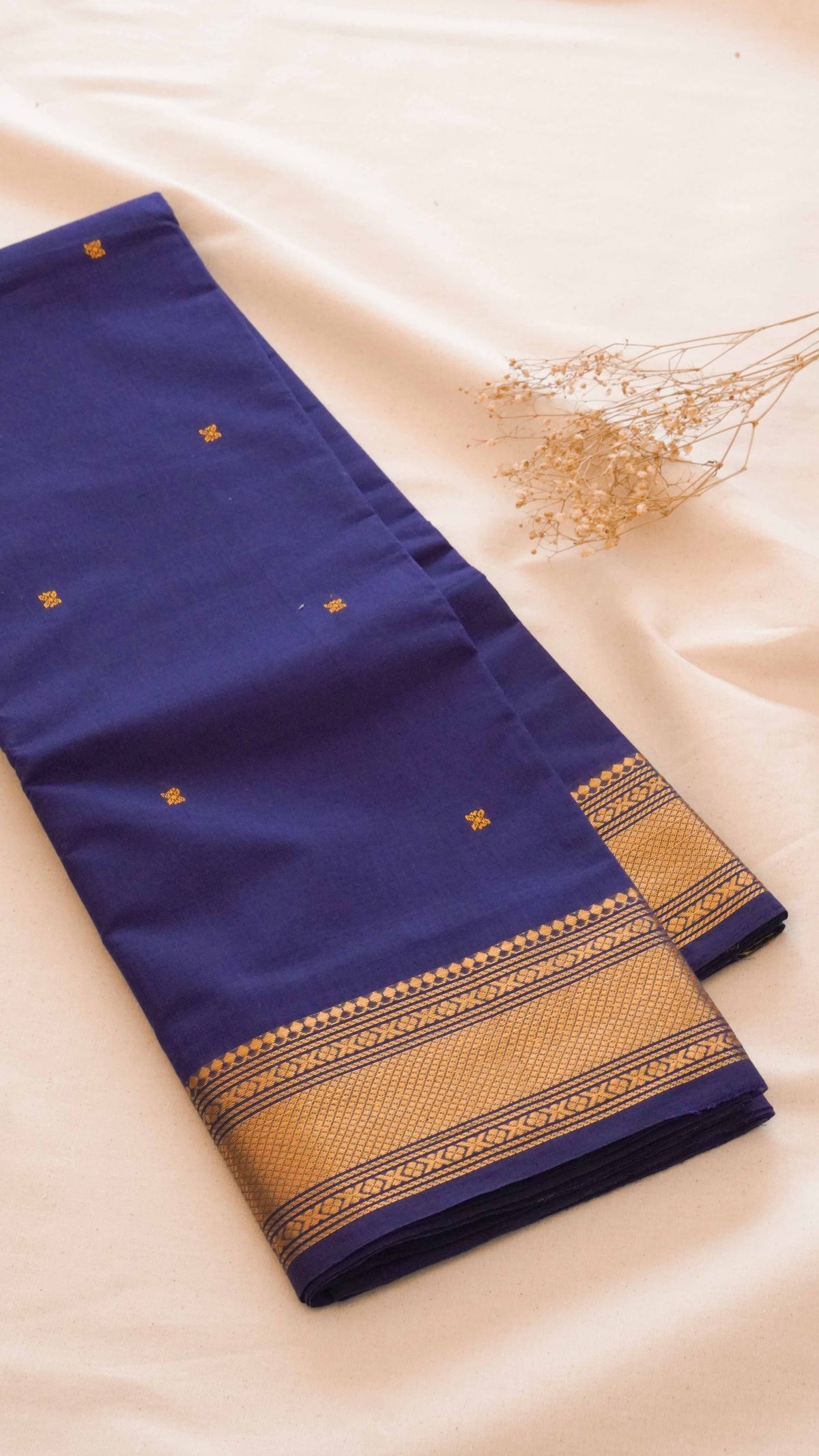 Butta Chettinad Cotton Saree CW38