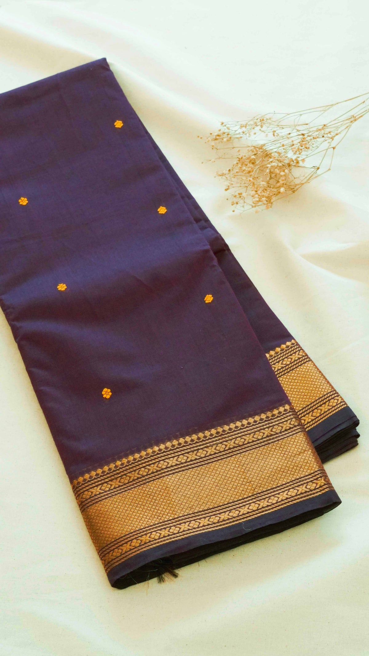 Butta Chettinad Cotton Saree CW37