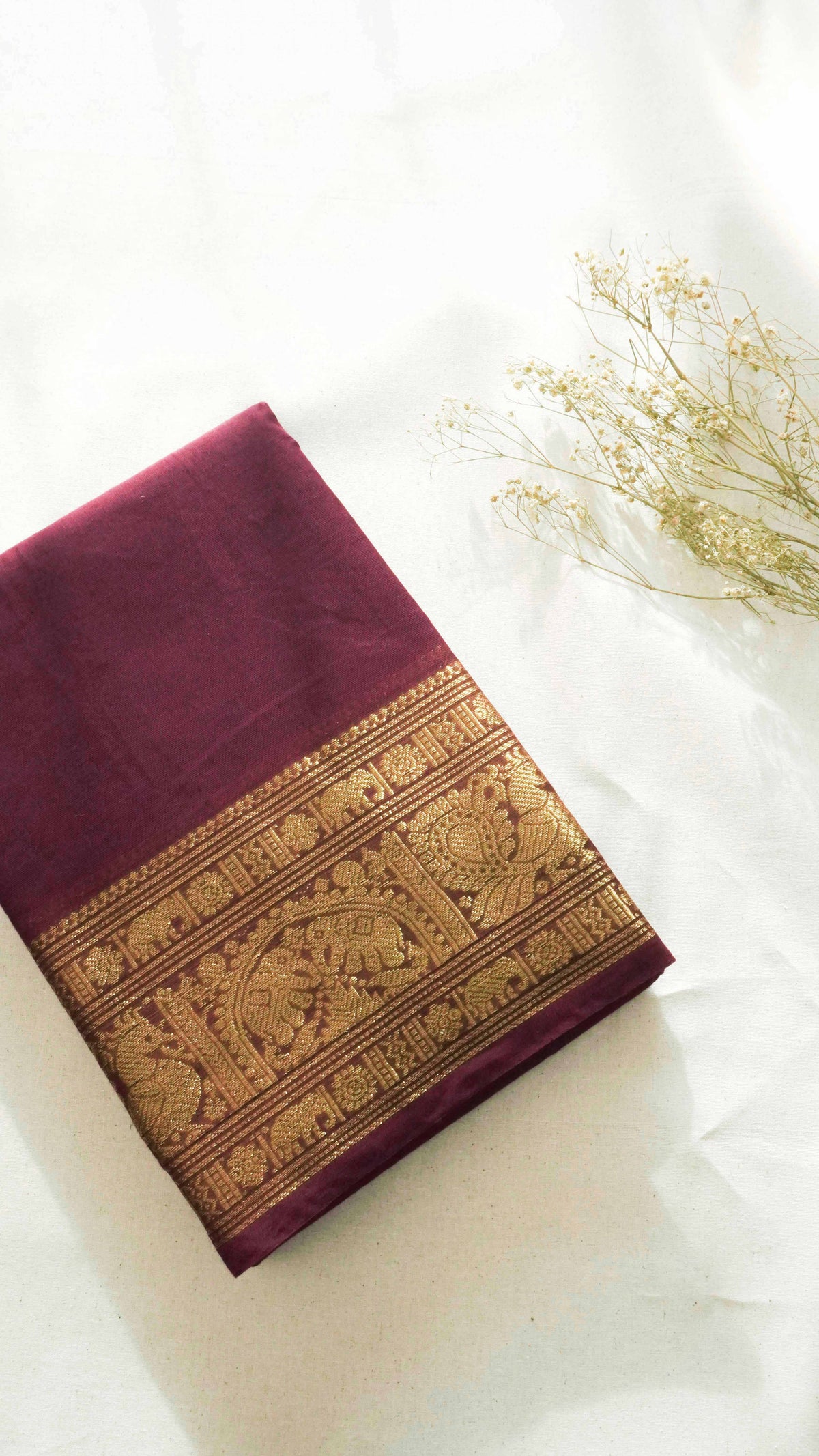 Kanchi Chettinad Cotton Saree CW36