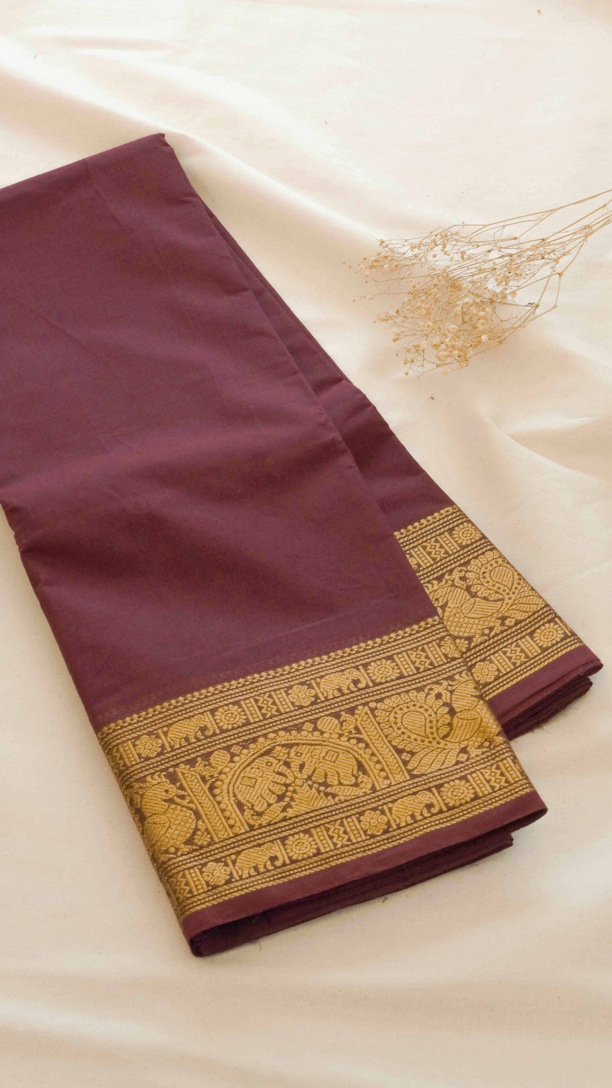 Kanchi Chettinad Cotton Saree CW36