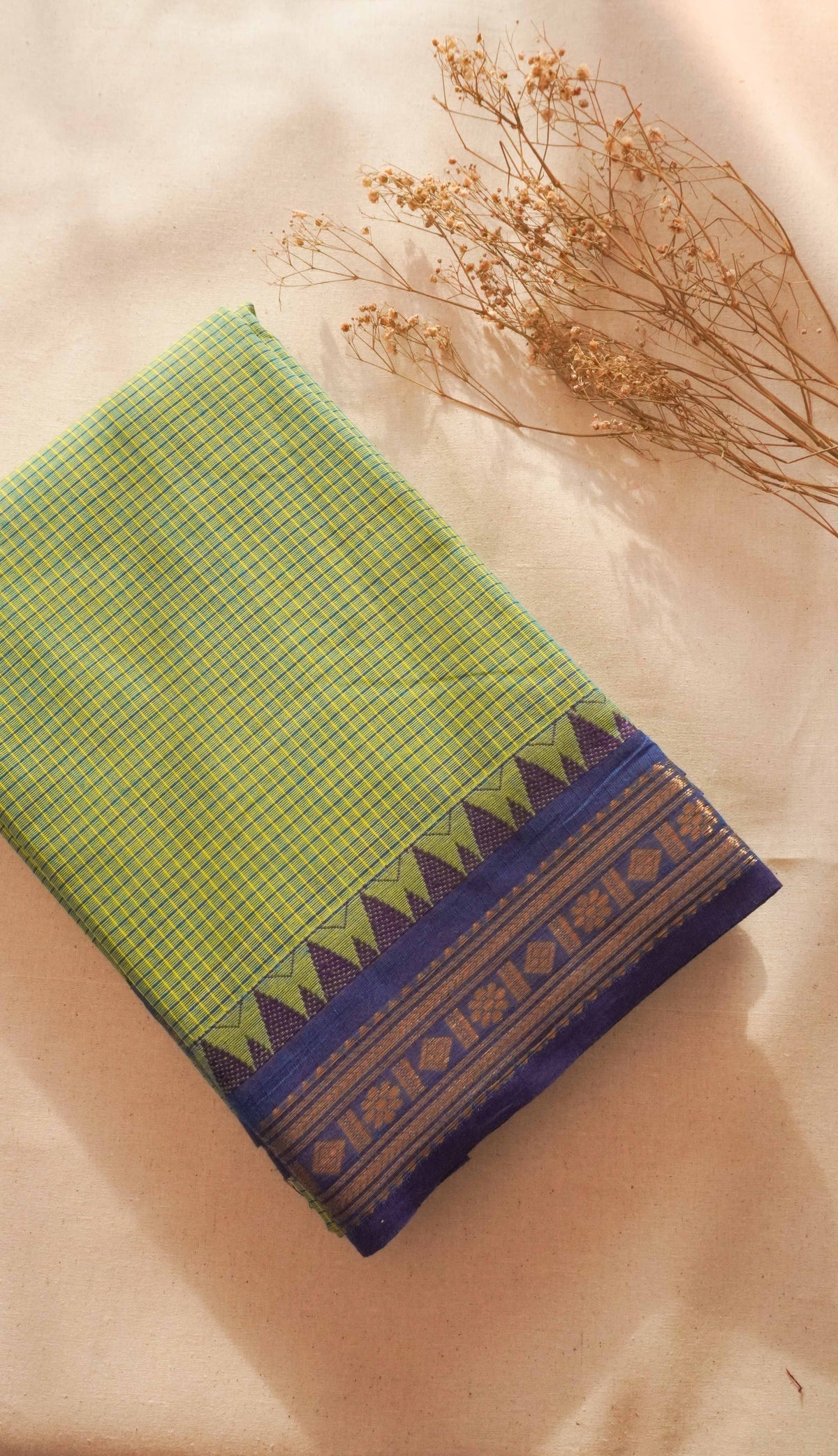 Kattam Chettinad Cotton Saree CW34