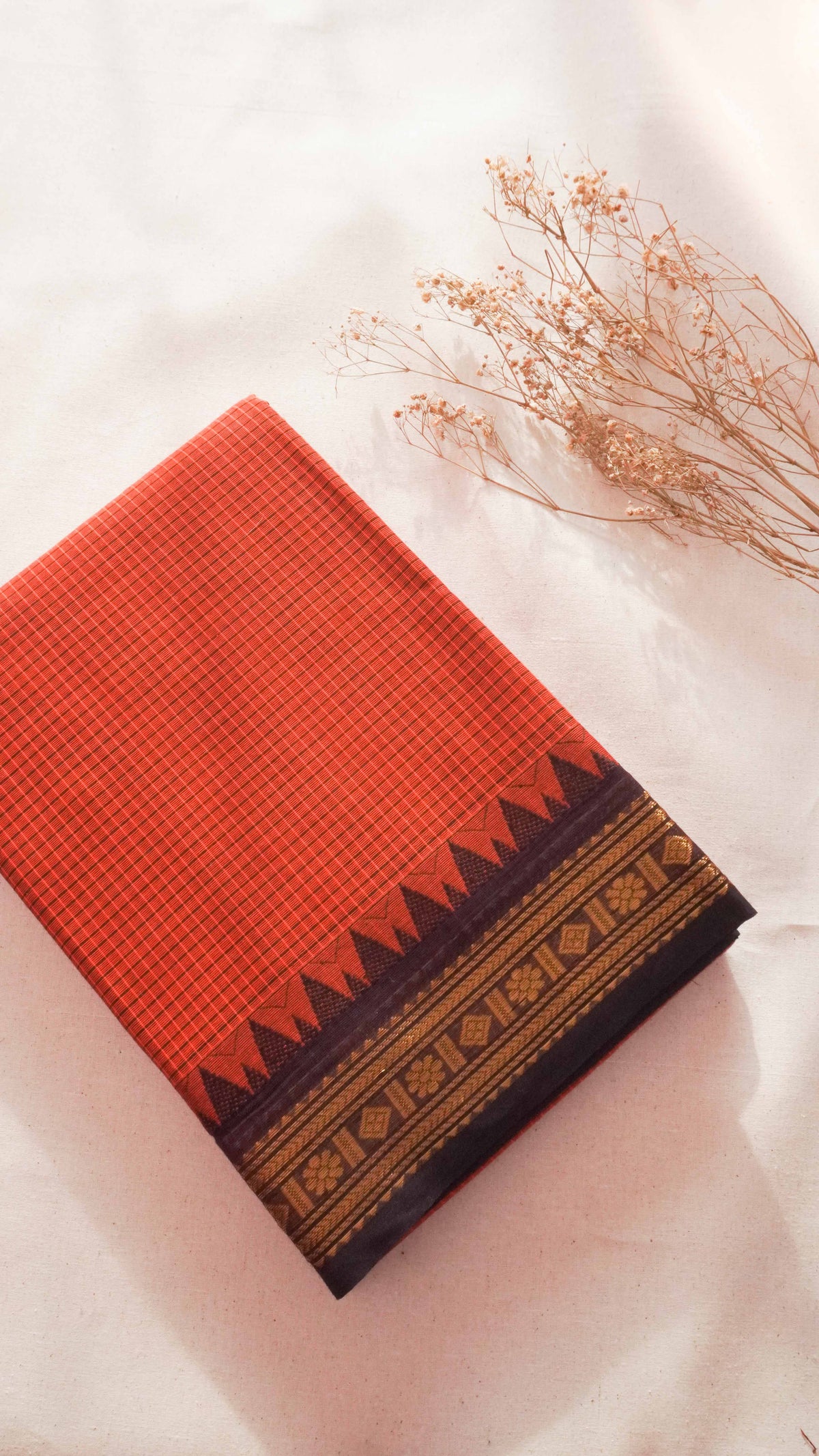 Kattam Chettinad Cotton Saree CW33