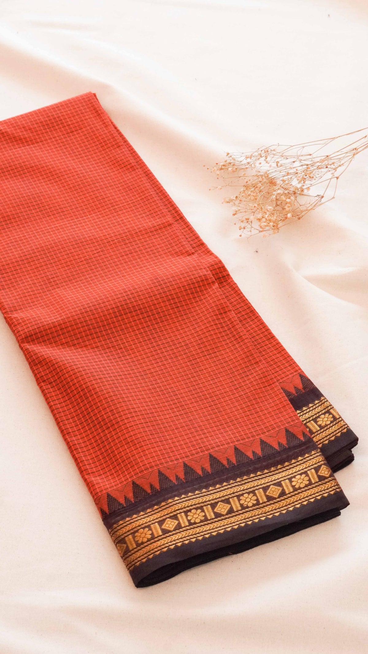 Kattam Chettinad Cotton Saree CW33