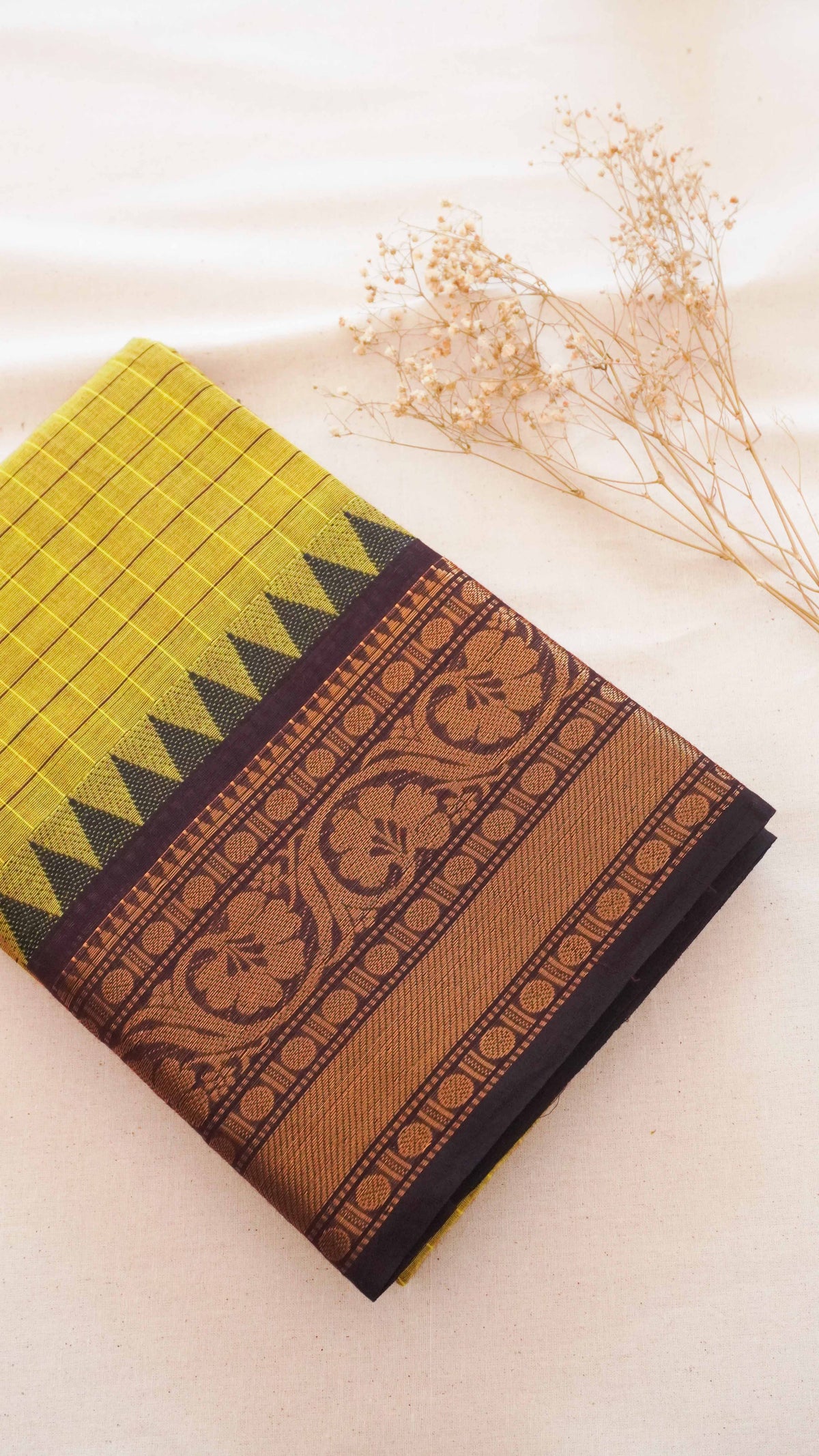 Kattam Chettinad Cotton Saree CW28