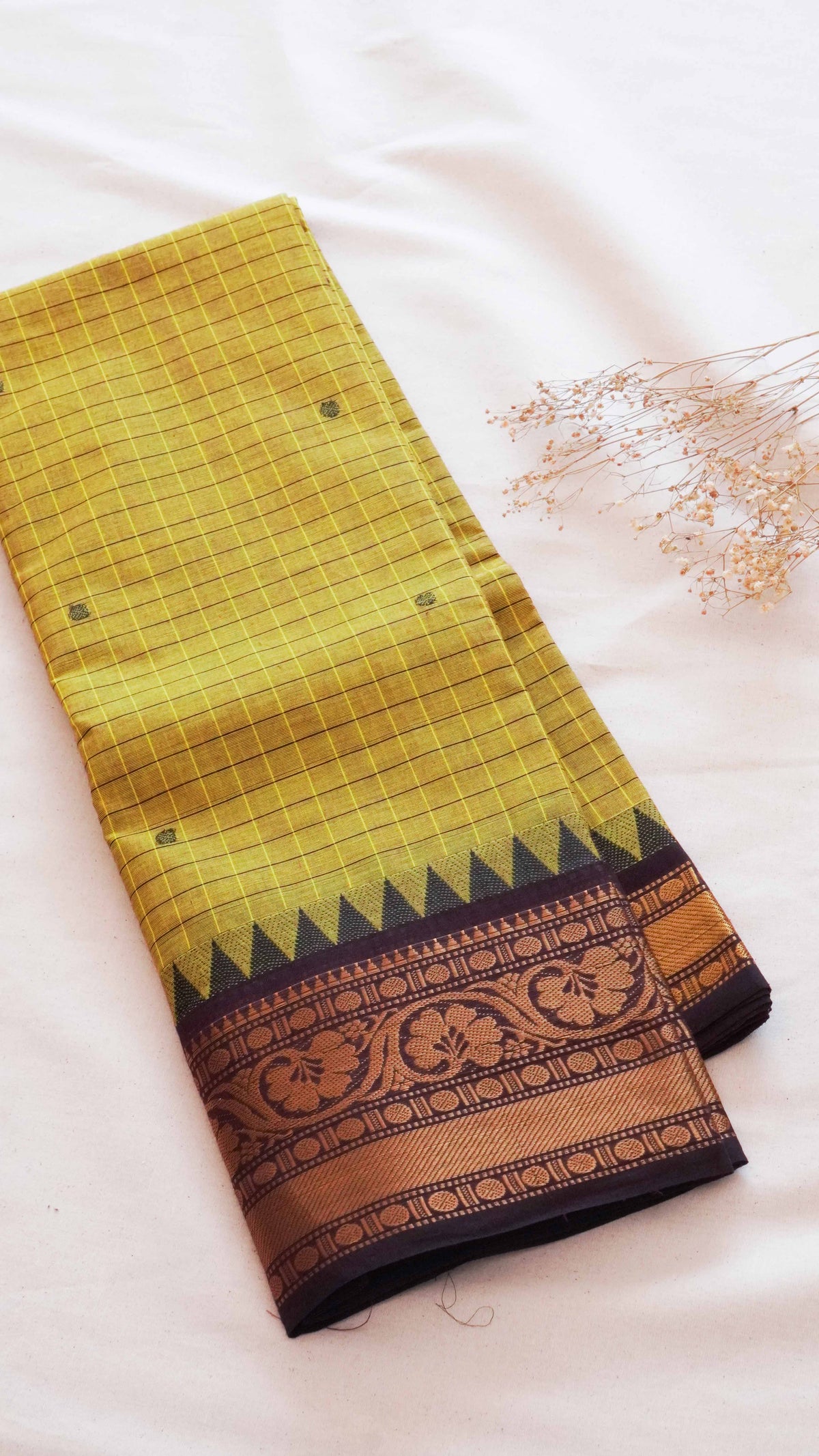 Kattam Chettinad Cotton Saree CW28