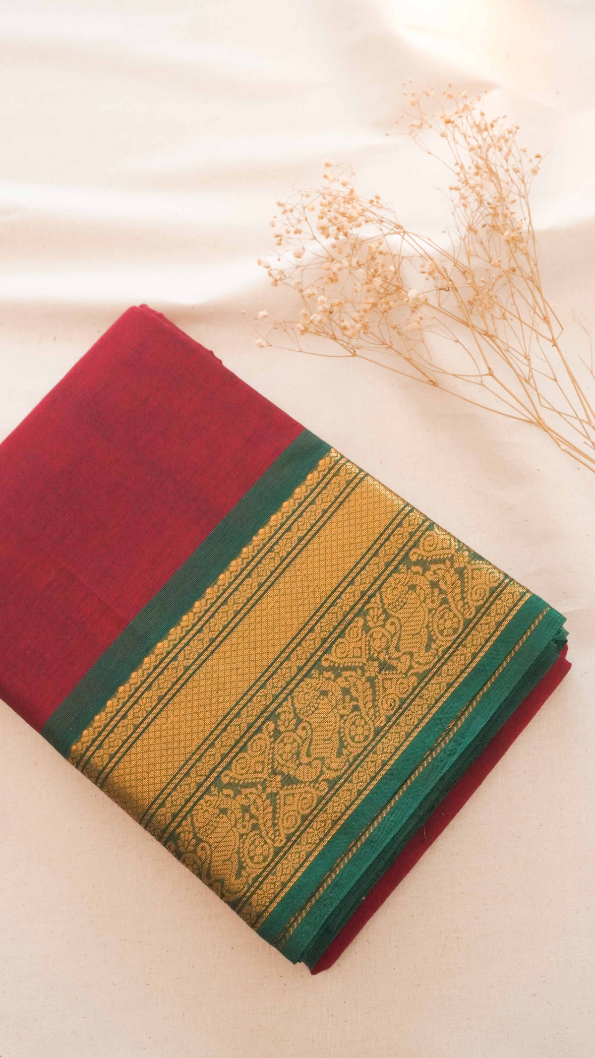 Kanchi Chettinad Cotton Saree CW27