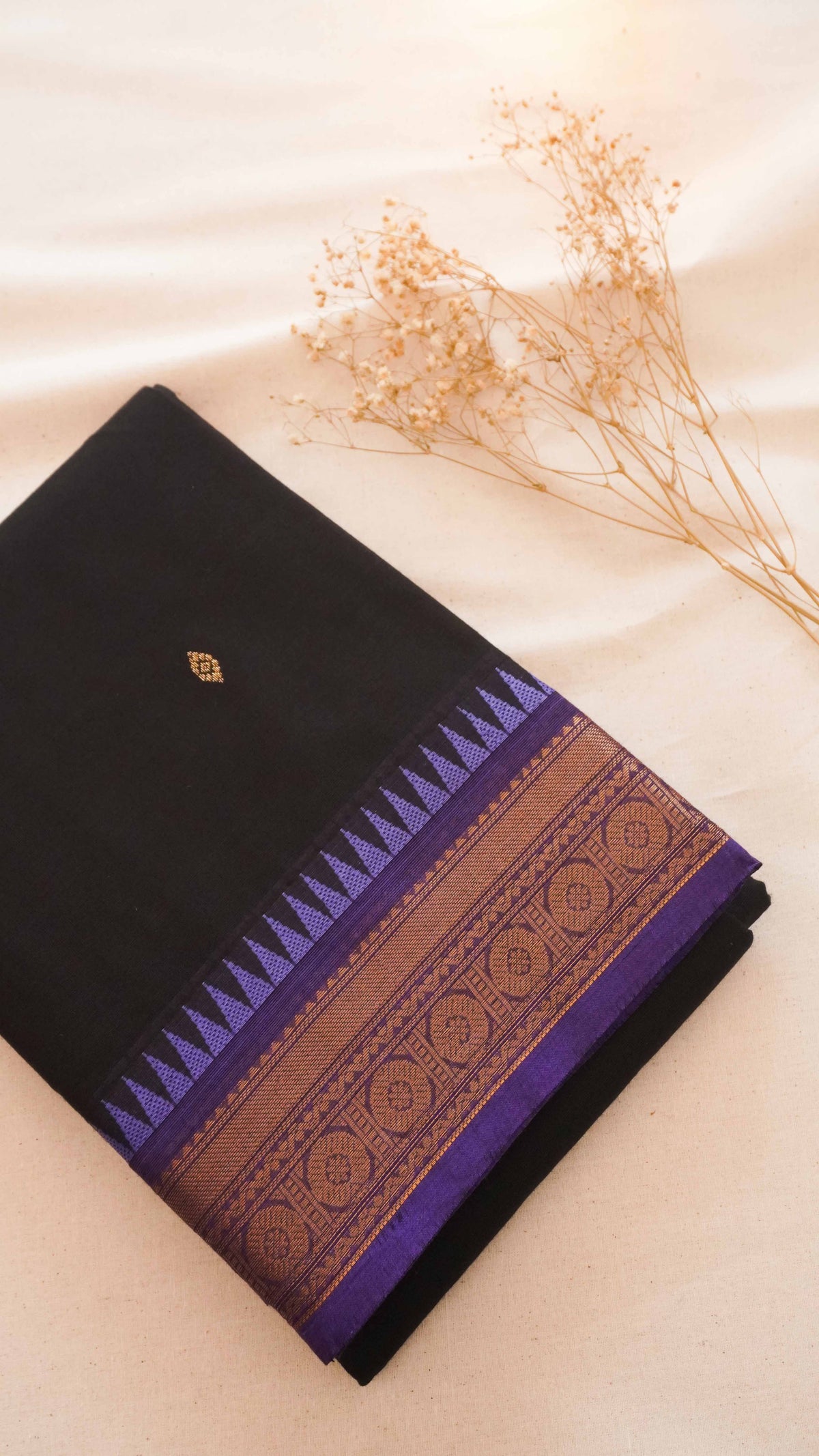 Butta Chettinad Cotton Saree CW22