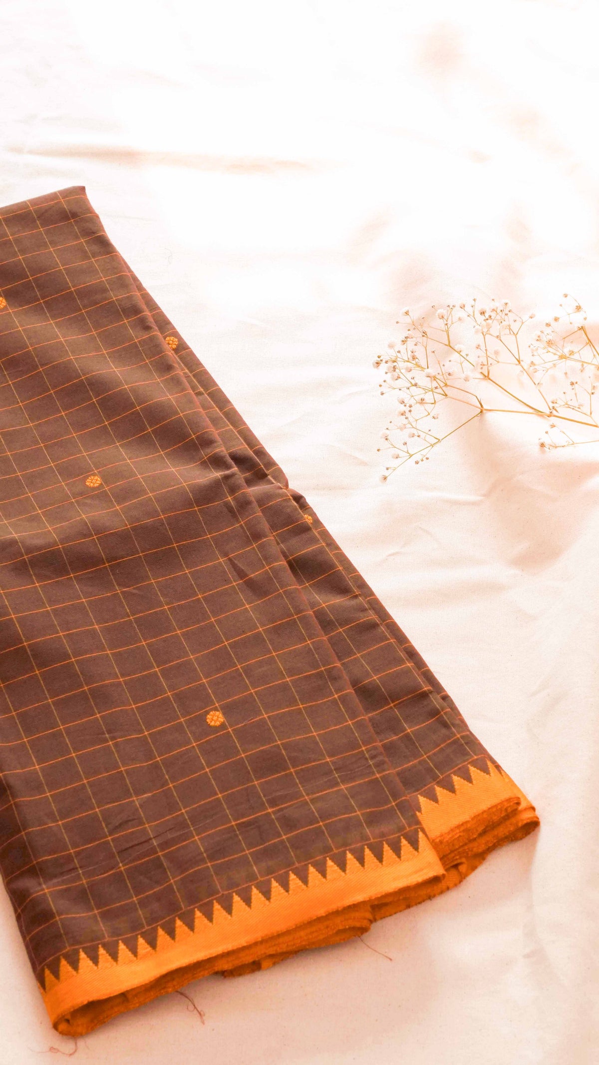 Kattam Chettinad Cotton Saree CW12