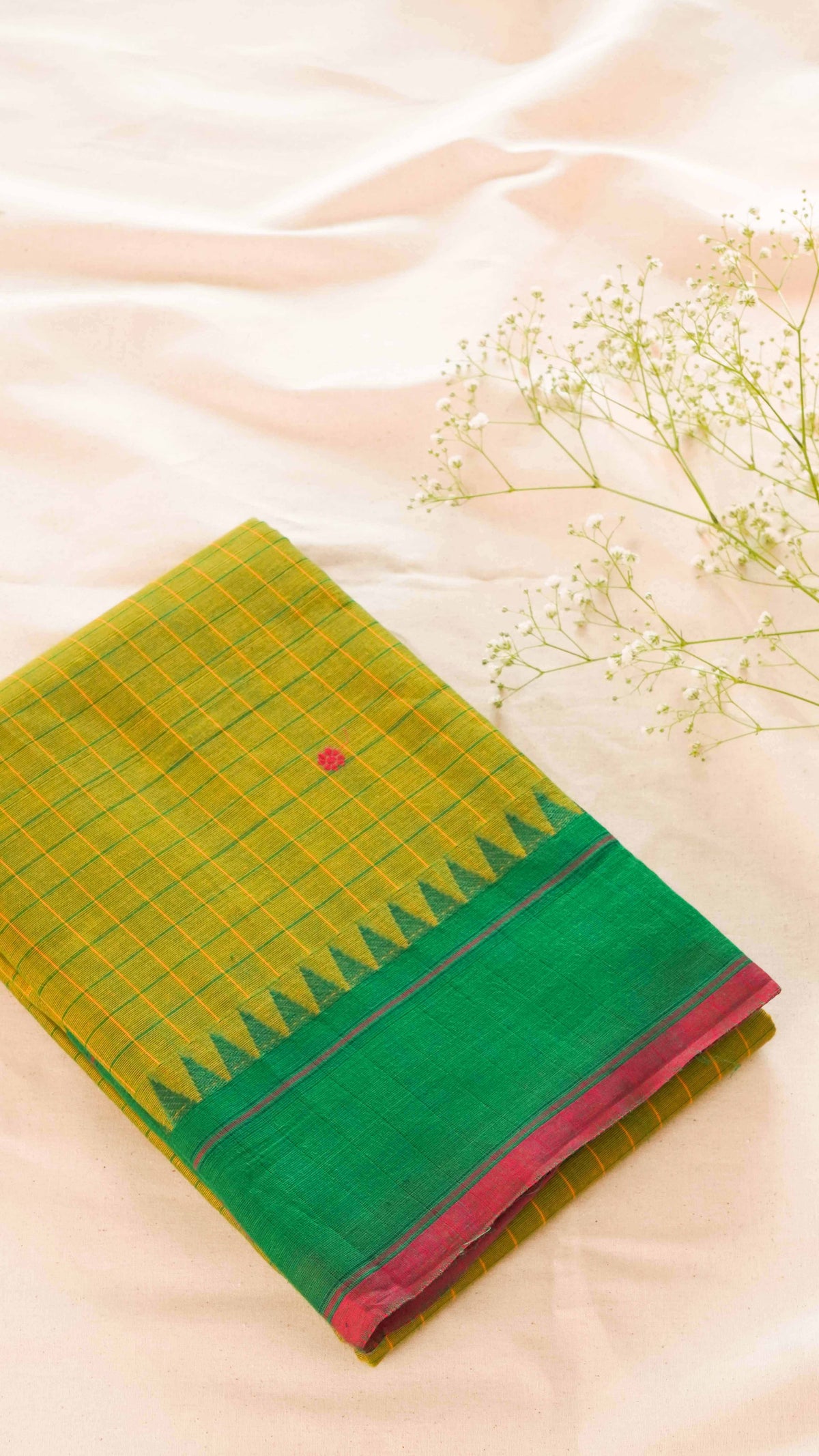 Kattam Chettinad Cotton Saree CW11