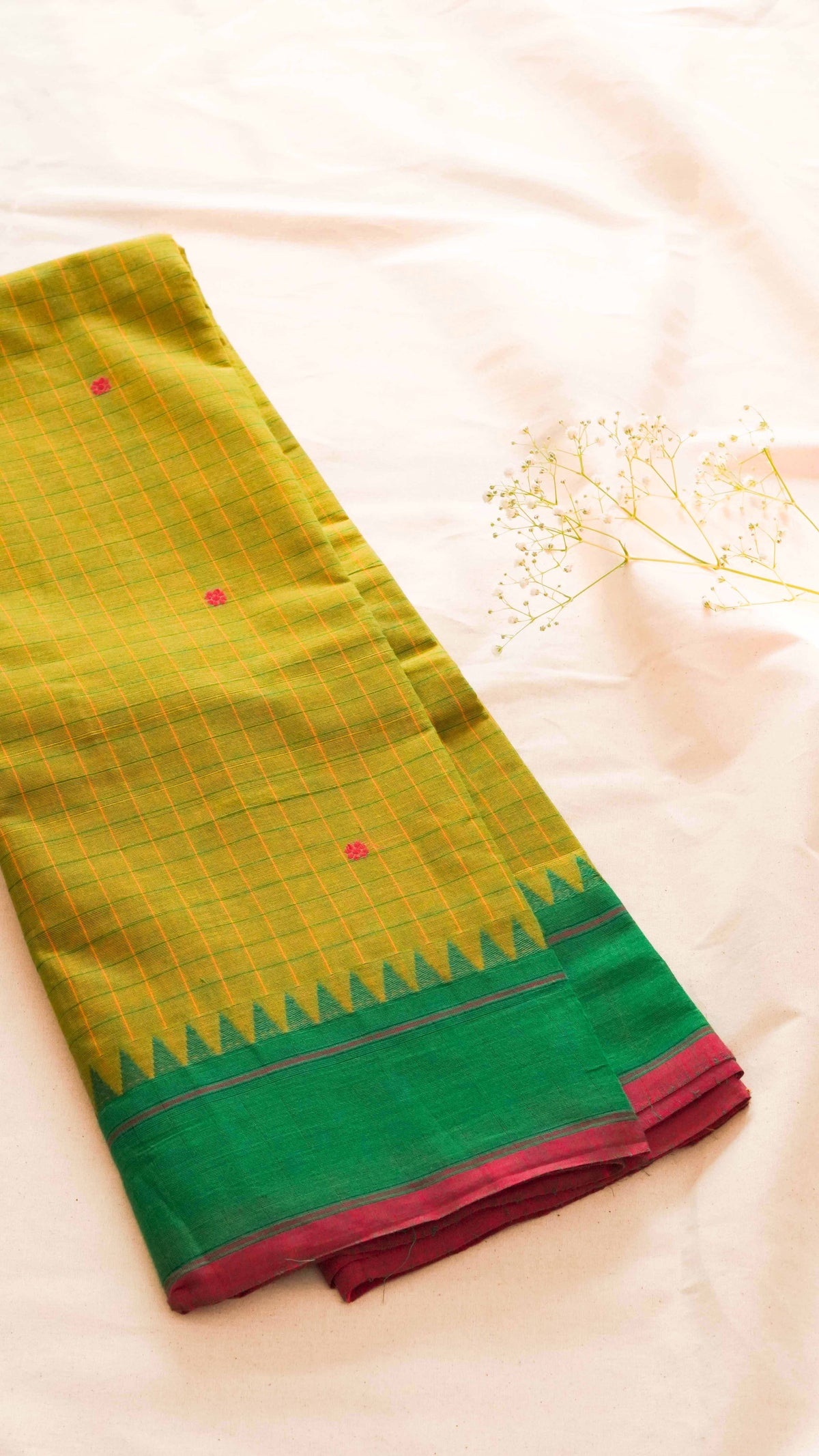 Kattam Chettinad Cotton Saree CW11
