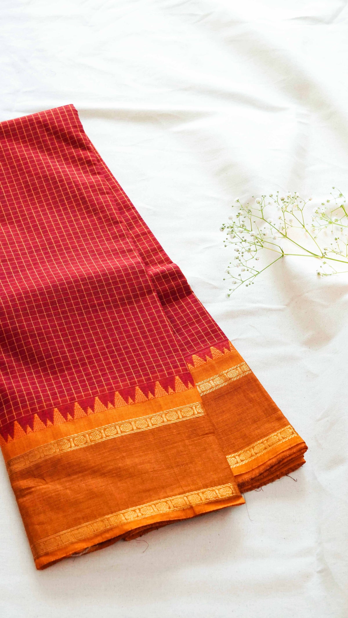 Kattam Chettinad Cotton Saree CW10