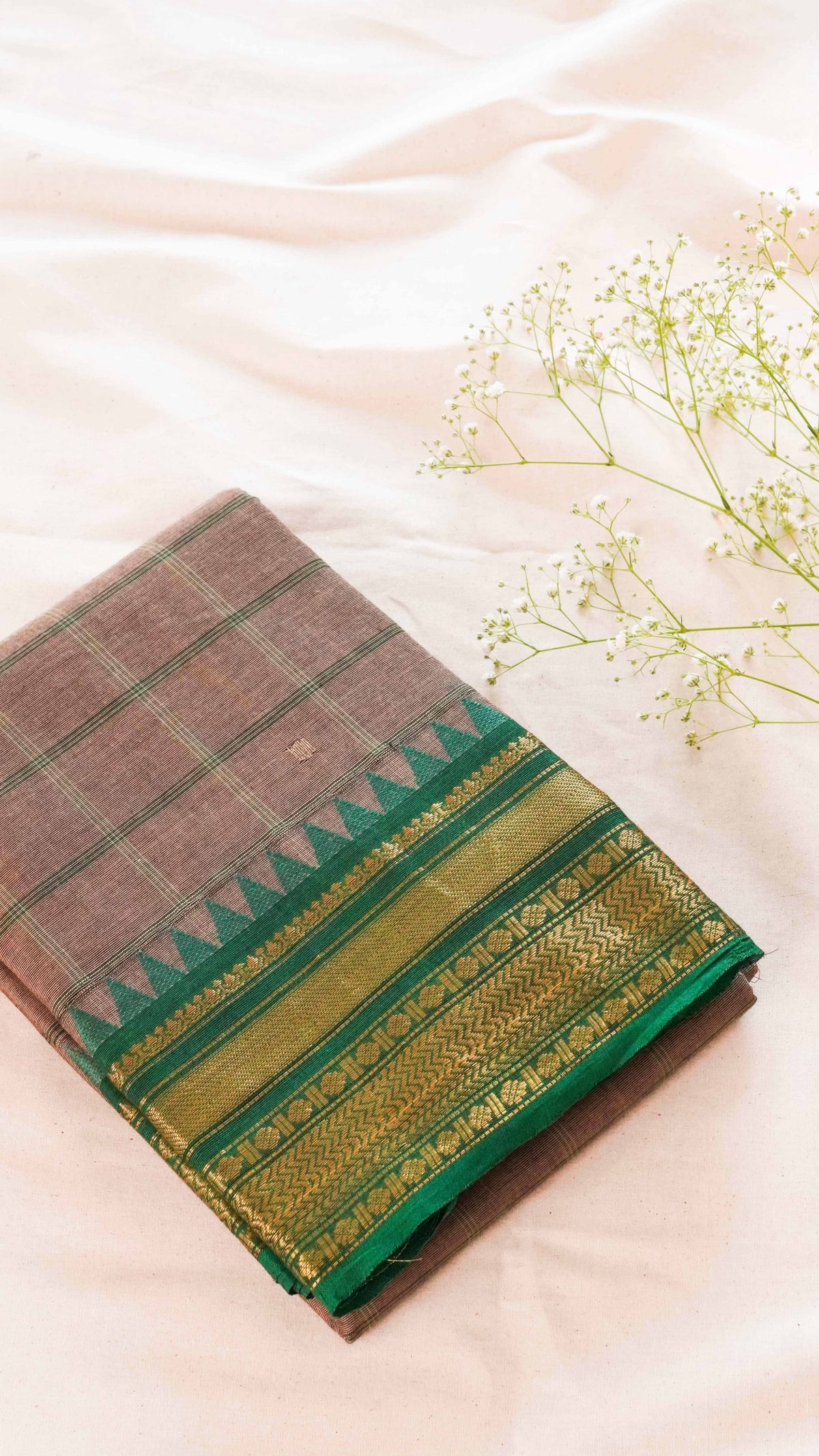 Kattam Chettinad Cotton Saree CW9