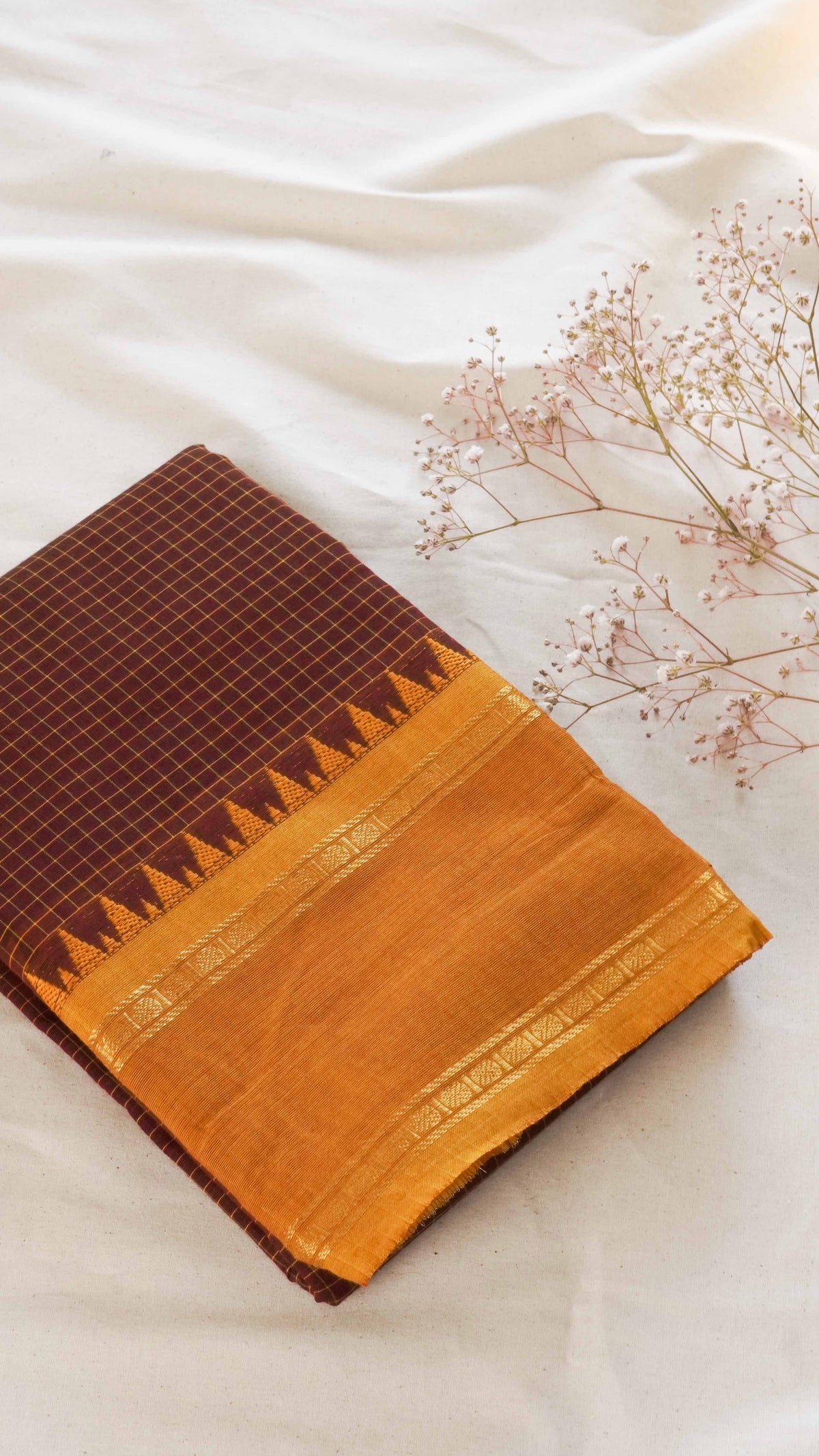 Kattam Chettinad Cotton Saree CW6