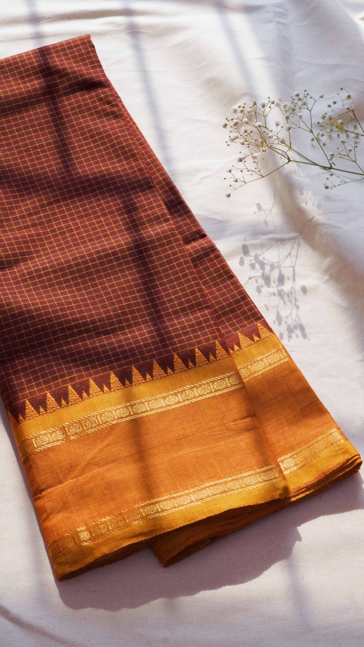 Kattam Chettinad Cotton Saree CW6