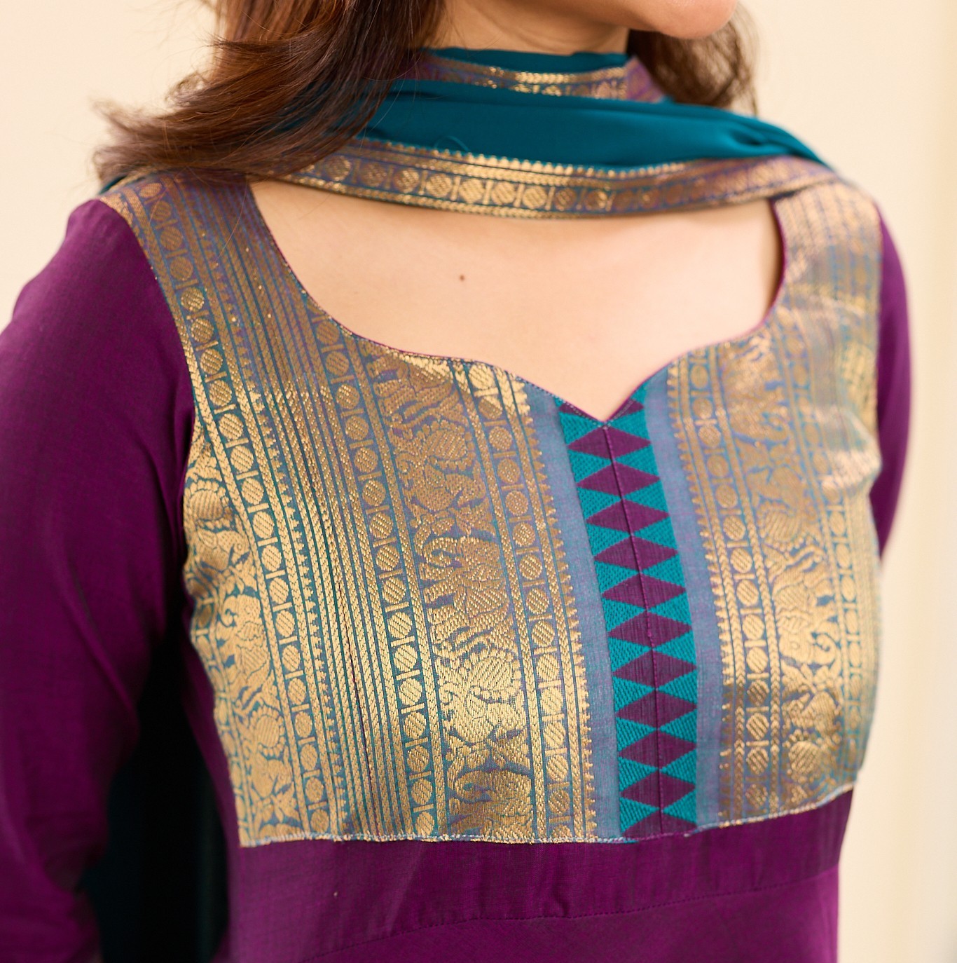 Mulberry Chettinad Anarkali