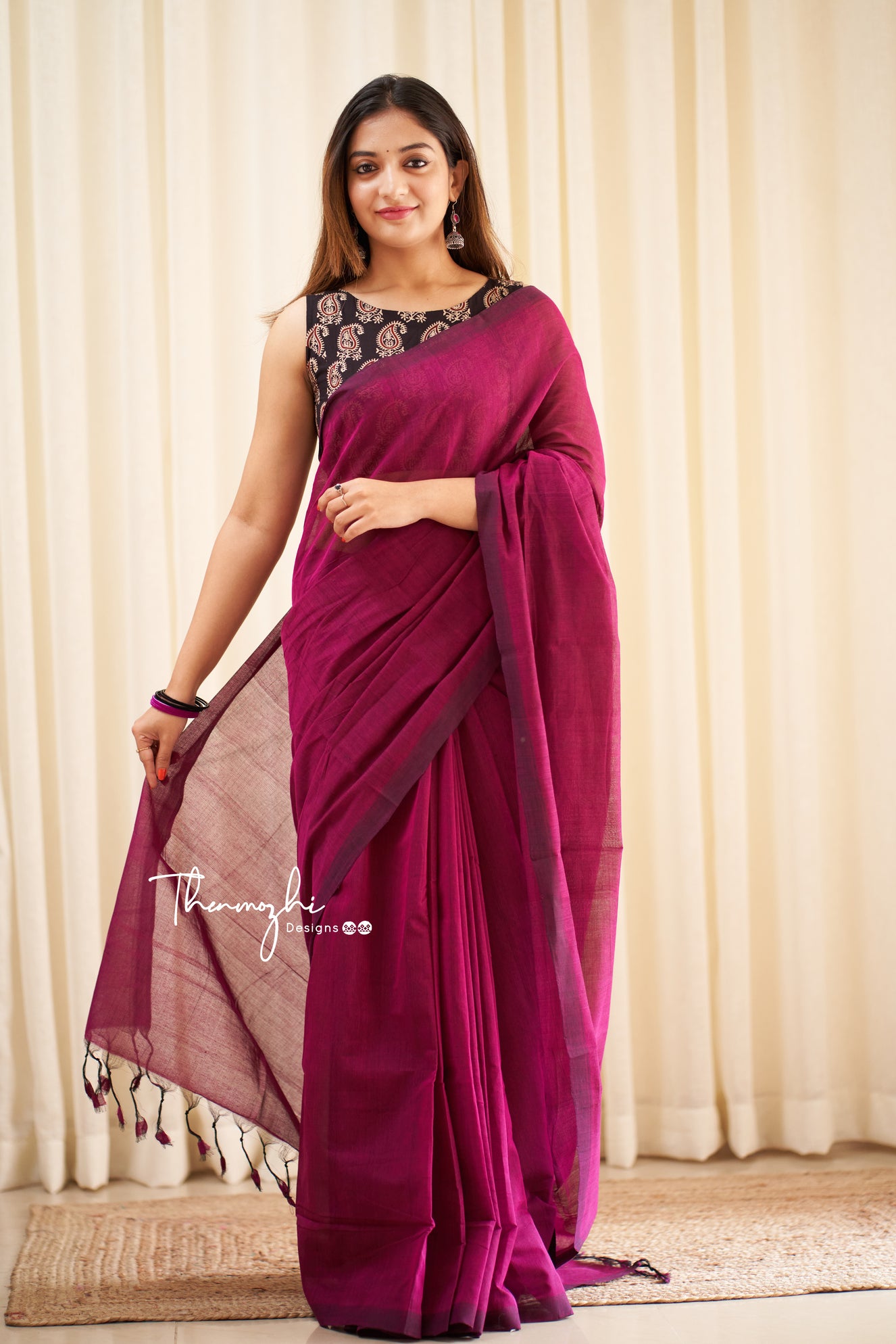 Buy ANANT DESIGNER STUDIO women's Soft Satin Silk Plain Saree With  Unstiched Designer Blouse-Morpich Online at Best Prices in India - JioMart.