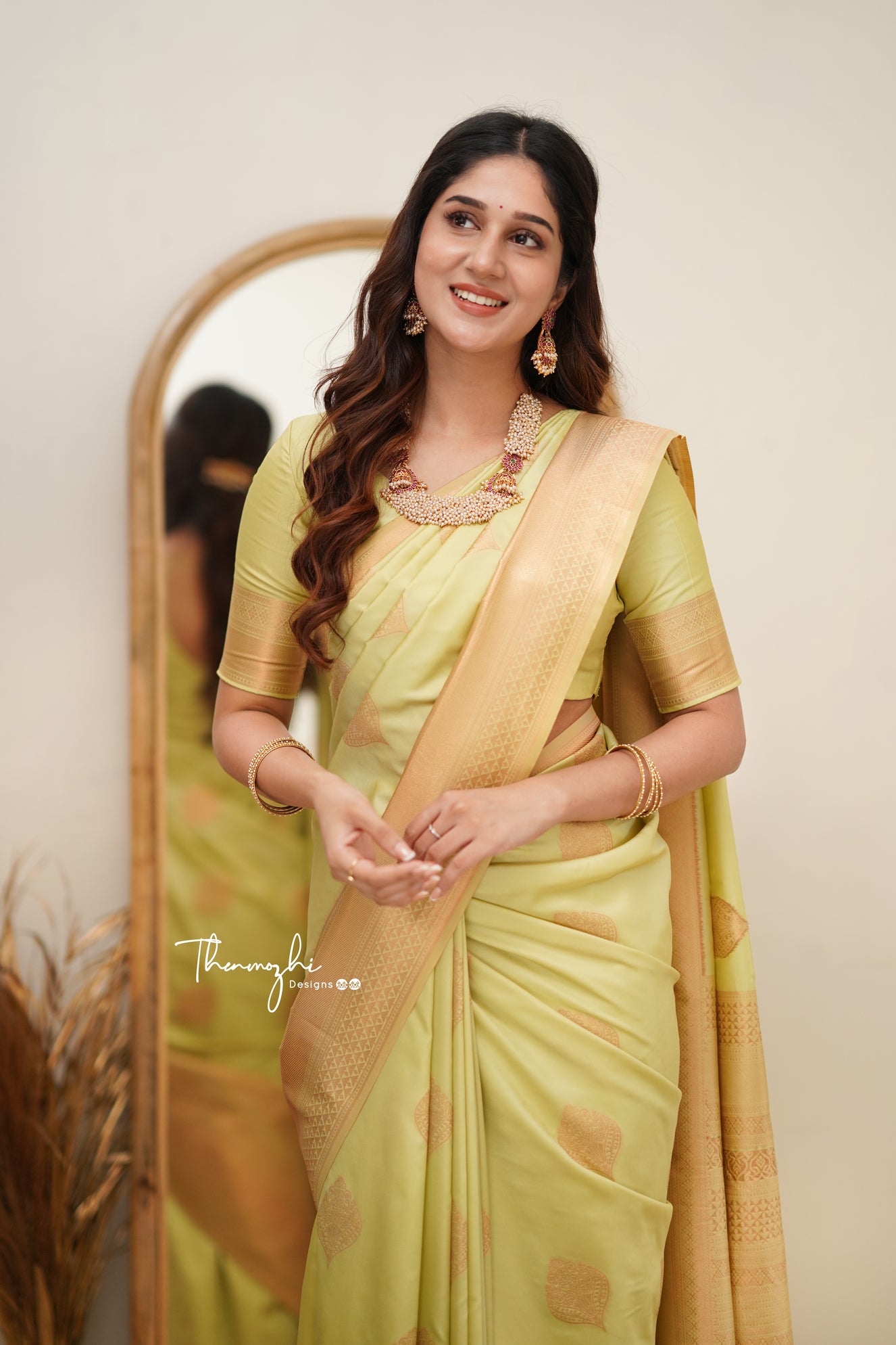 Pastel Blue Soft Banarasi Silk Saree – StylebyPanaaash