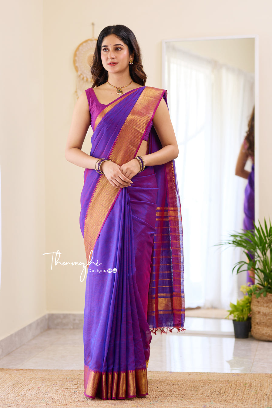 💥 Mangalagiri cotton silk designer appliqué work sarees with blouse  💥price : 2200/- 💥order through WhatsApp : 9866829090 | Instagram
