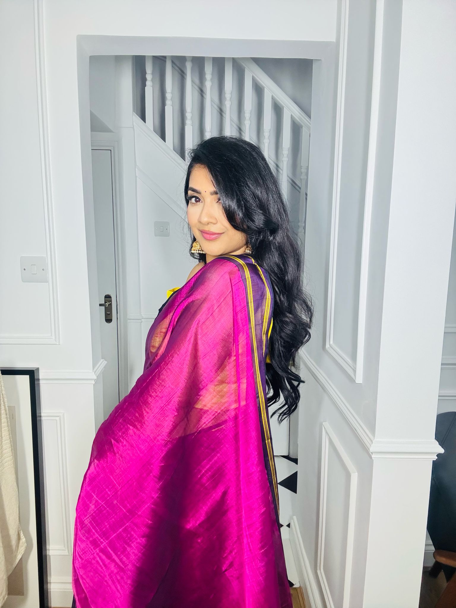 Purple Devendhra Saree