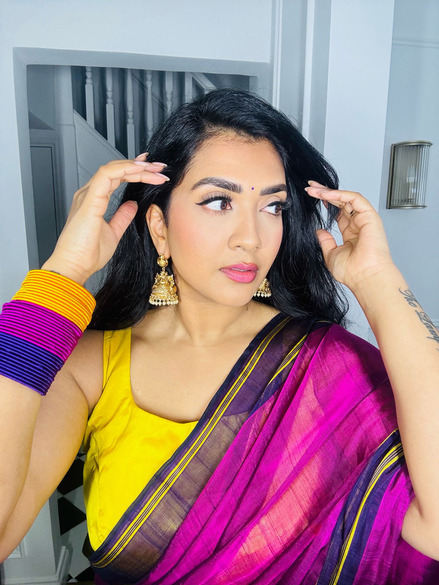 Purple Devendhra Saree