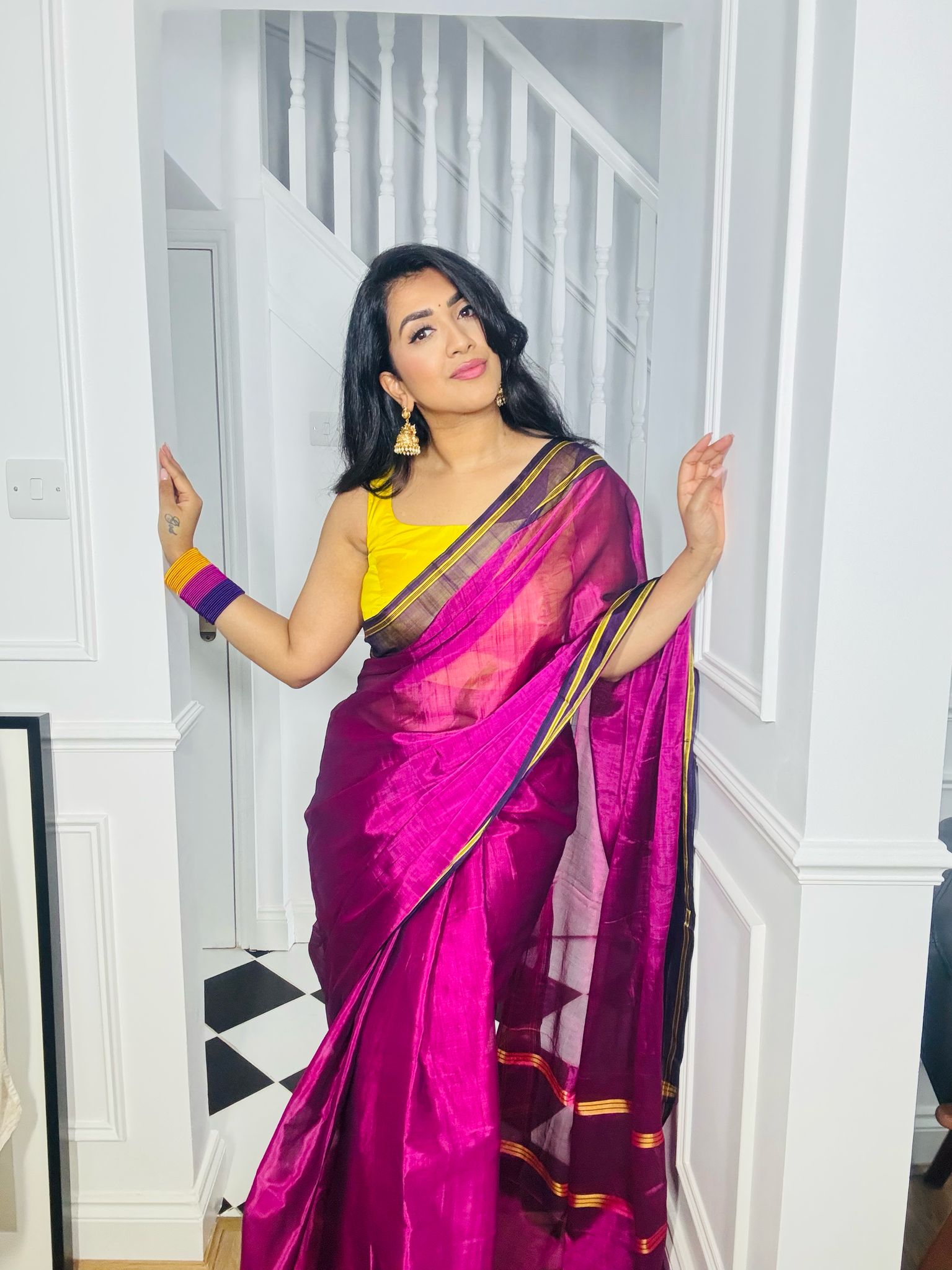 Purple Devendhra Saree