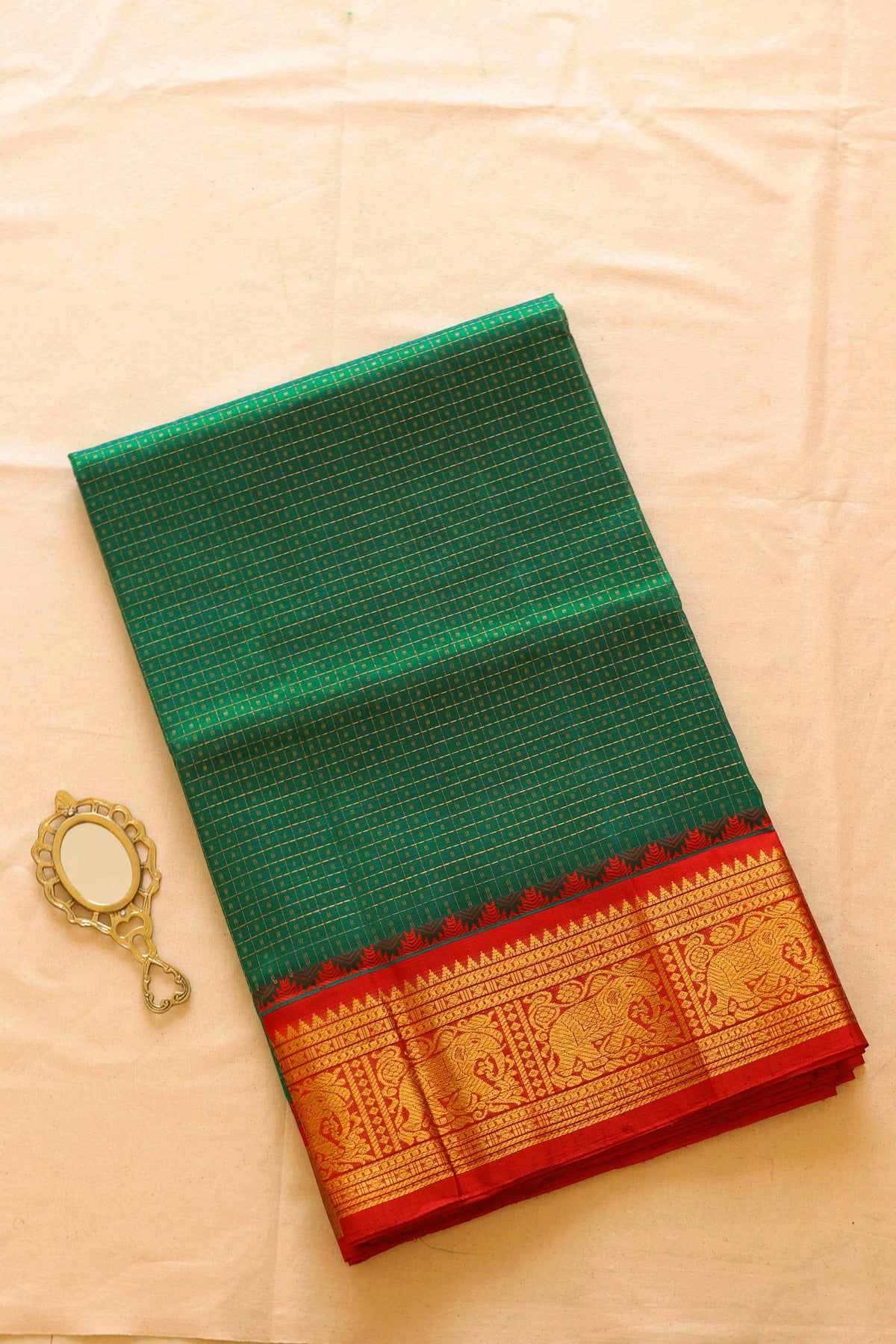 Kanchi Silk Cotton Saree A164