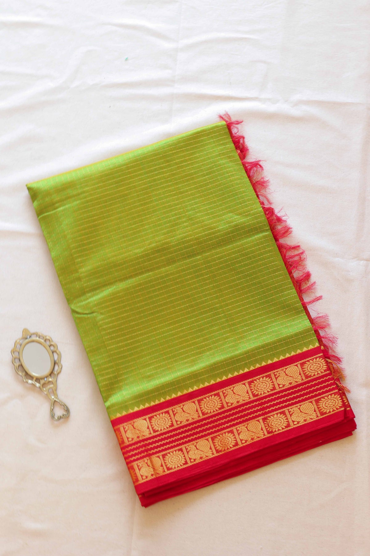 Kanchi Silk Cotton Saree A166