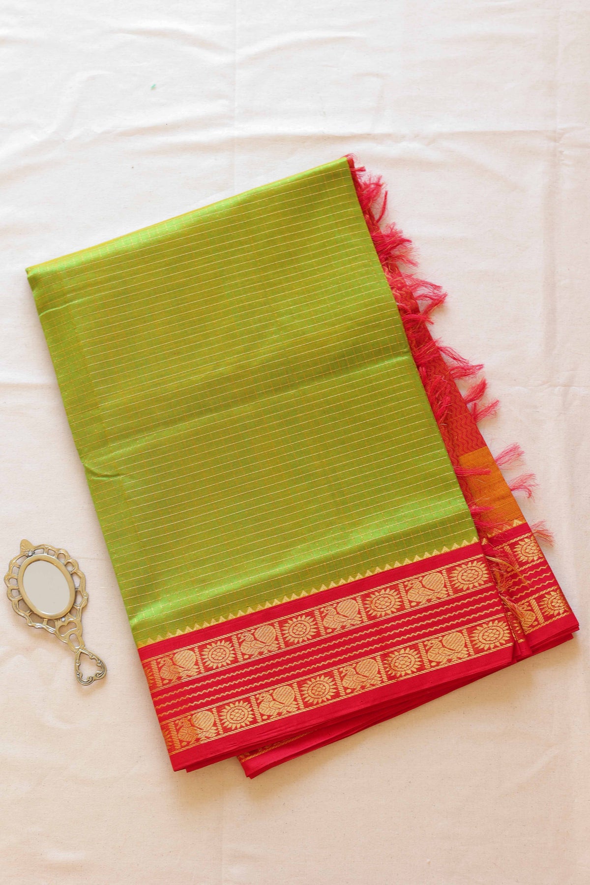 Kanchi Silk Cotton Saree A166