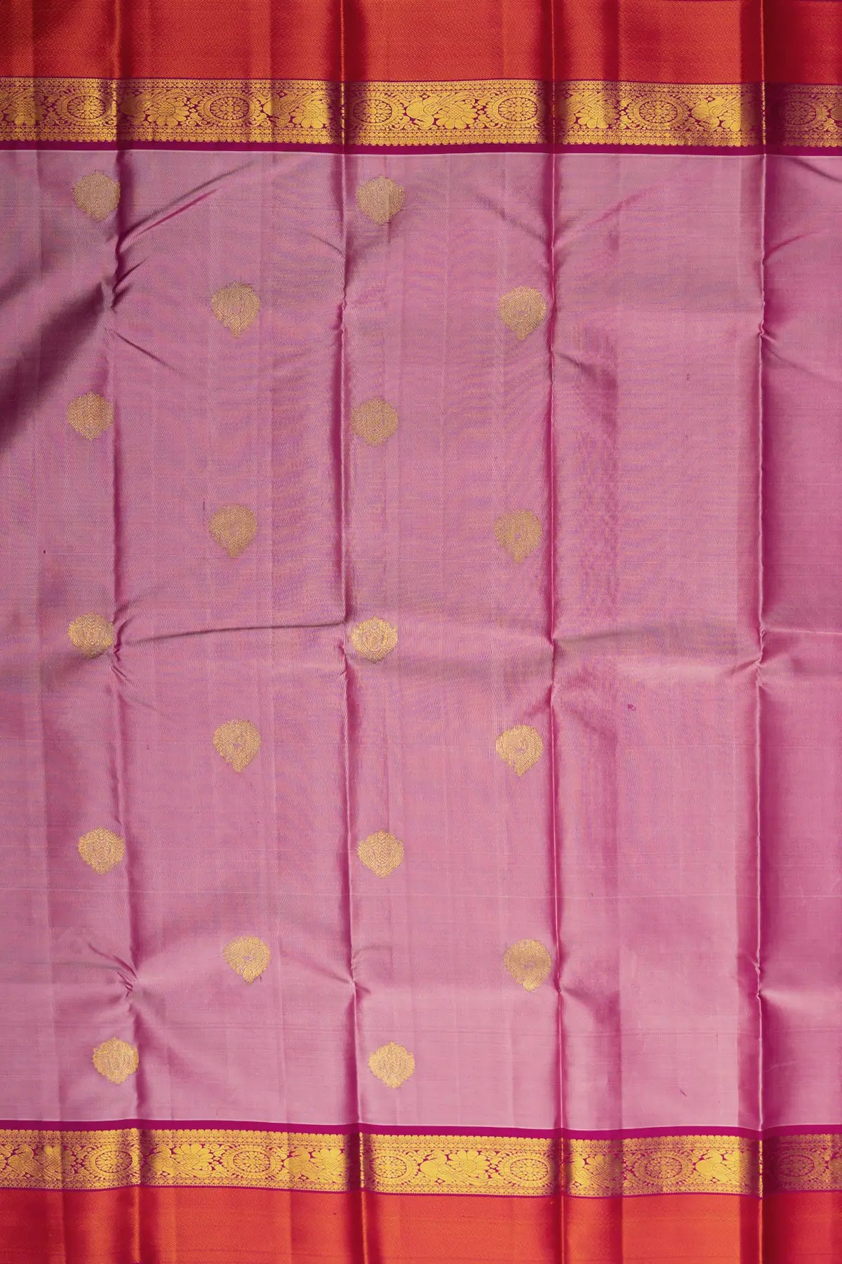 Pastel Pink Pure Kanjivaram Silk  Saree